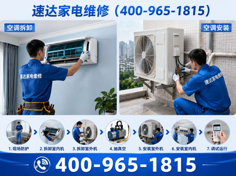 临沂空调拆装展示图